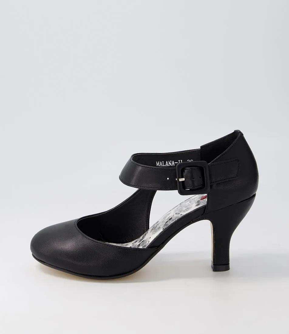 I LOVE BILLY Malana Black Heels