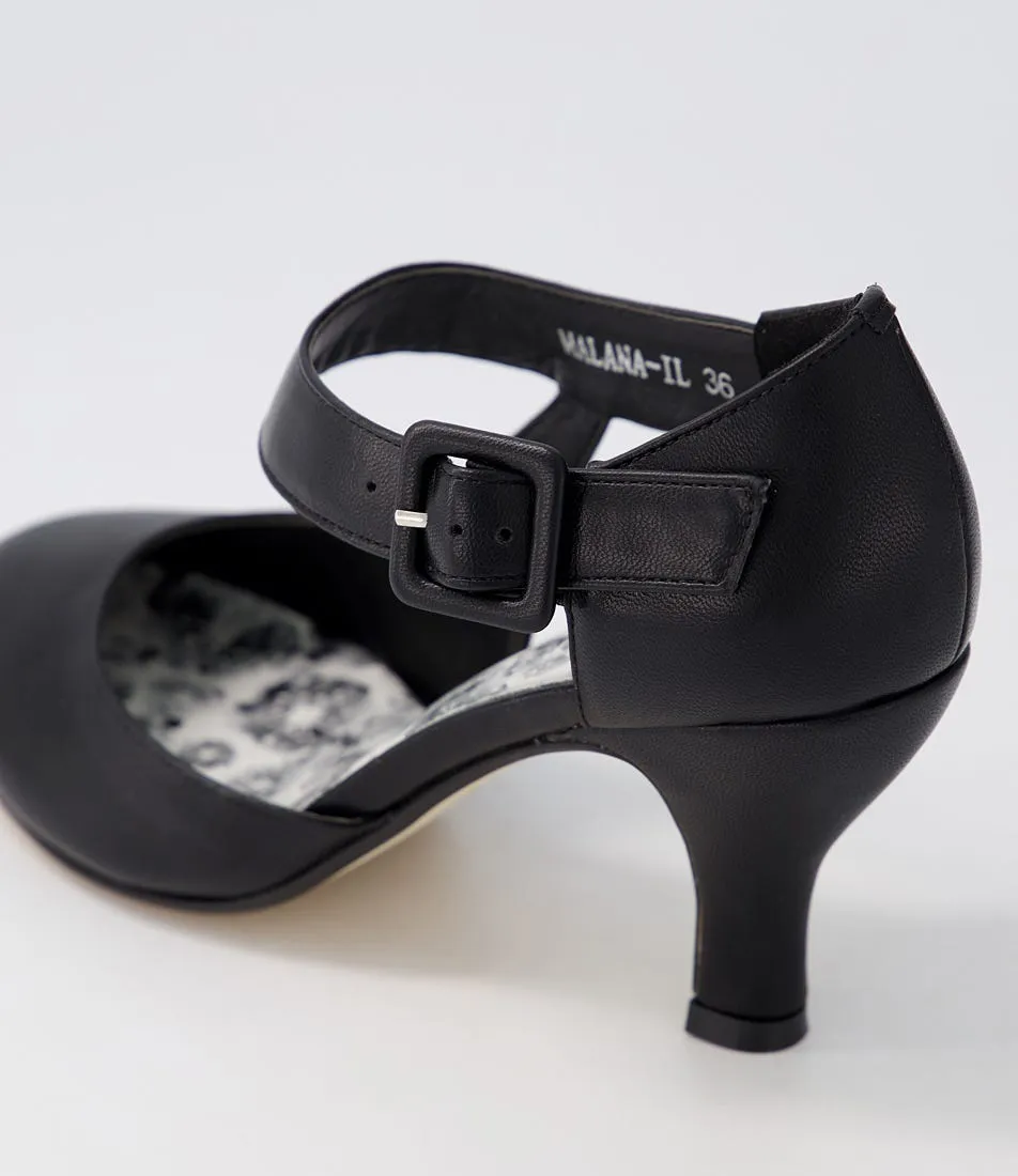 I LOVE BILLY Malana Black Heels