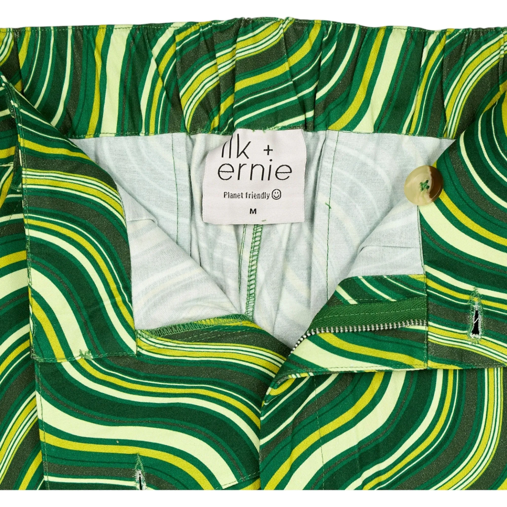 Ilk + Ernie Green Wave Trousers