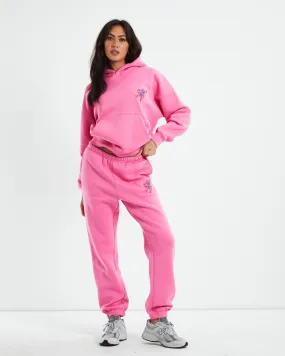 Insight Cross My Heart Fleece Joggers Pink