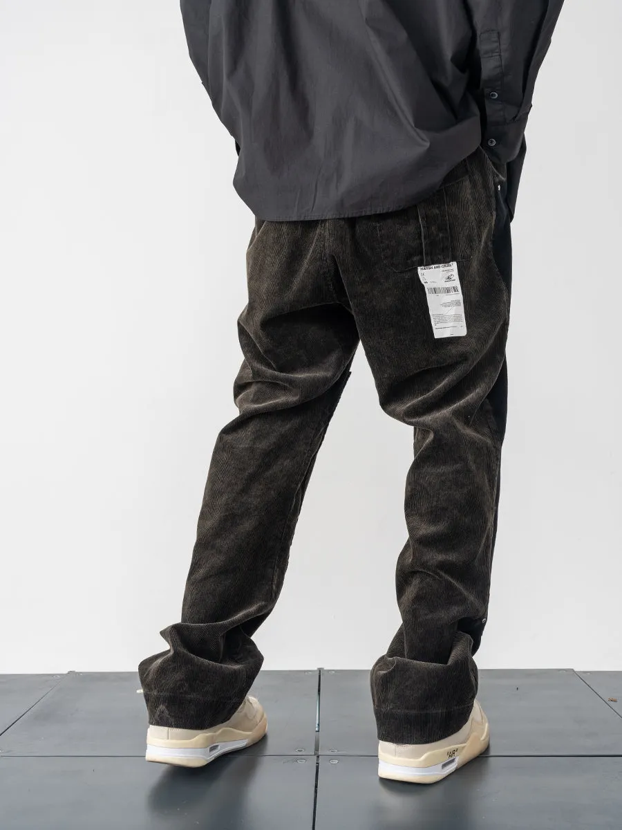 Irregular Corduroy Trousers