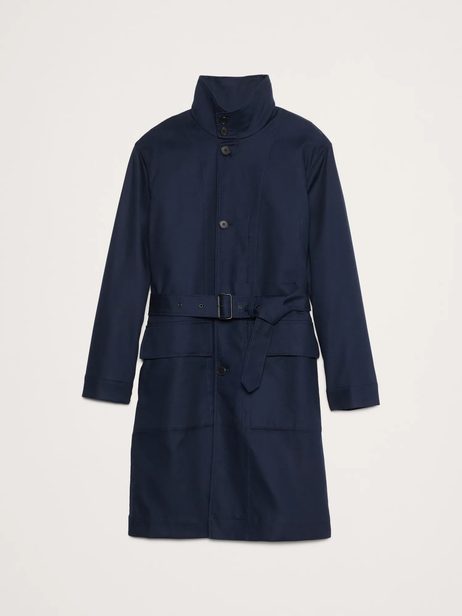 Italian Twill Mac Coat - Banana Republic