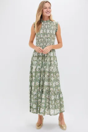 Ivy Olive Sleeveless Smocked Maxi Dress