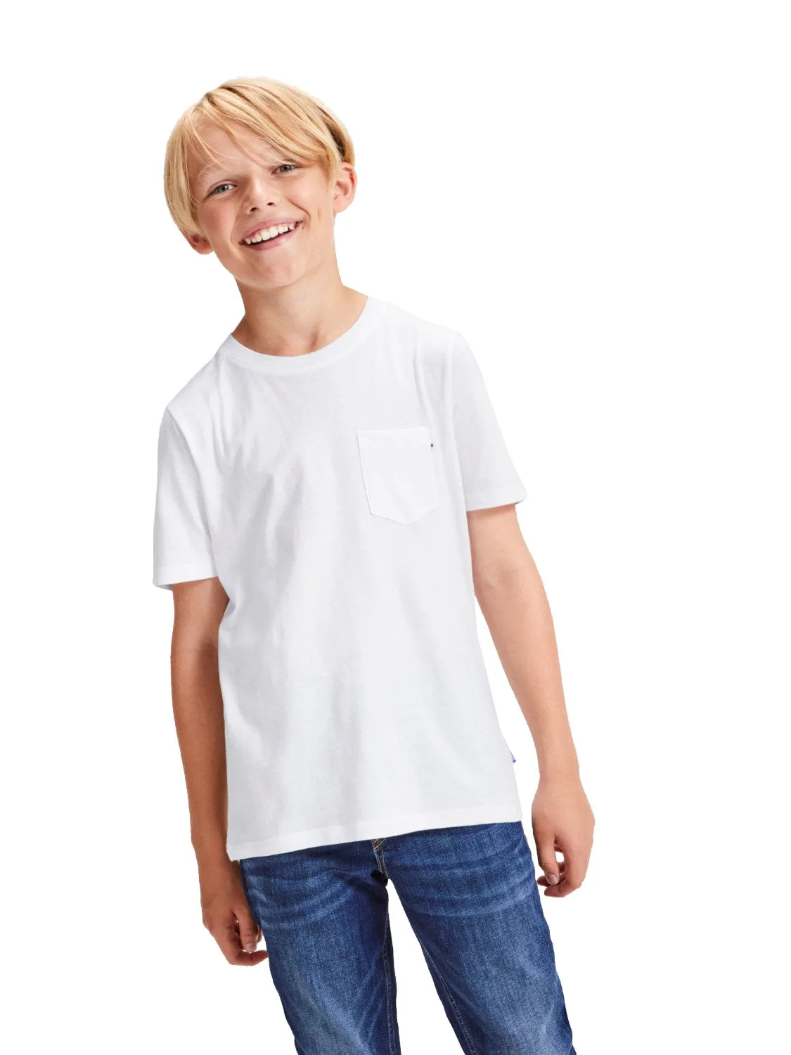 Jack & Jones Boys 'JJEPOCKET' Tee - Short Sleeve