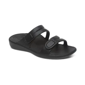 Janey Sport Slide - Black - L9500W