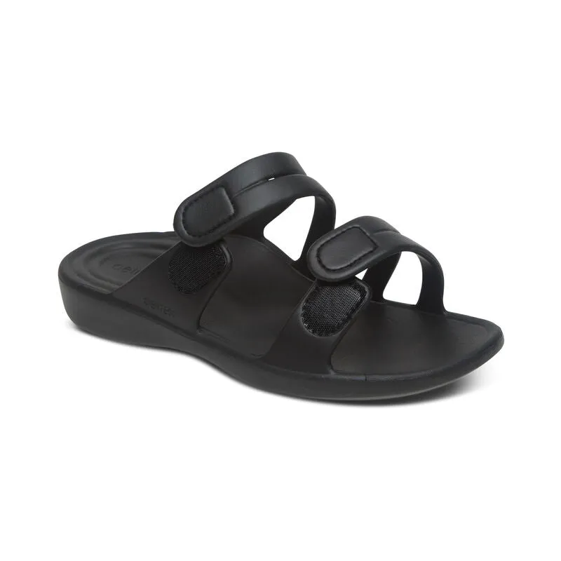 Janey Sport Slide - Black - L9500W