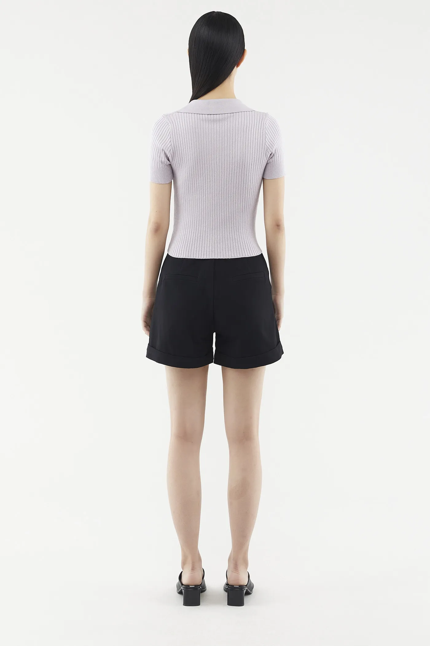 Jemira Collared Knit Top 