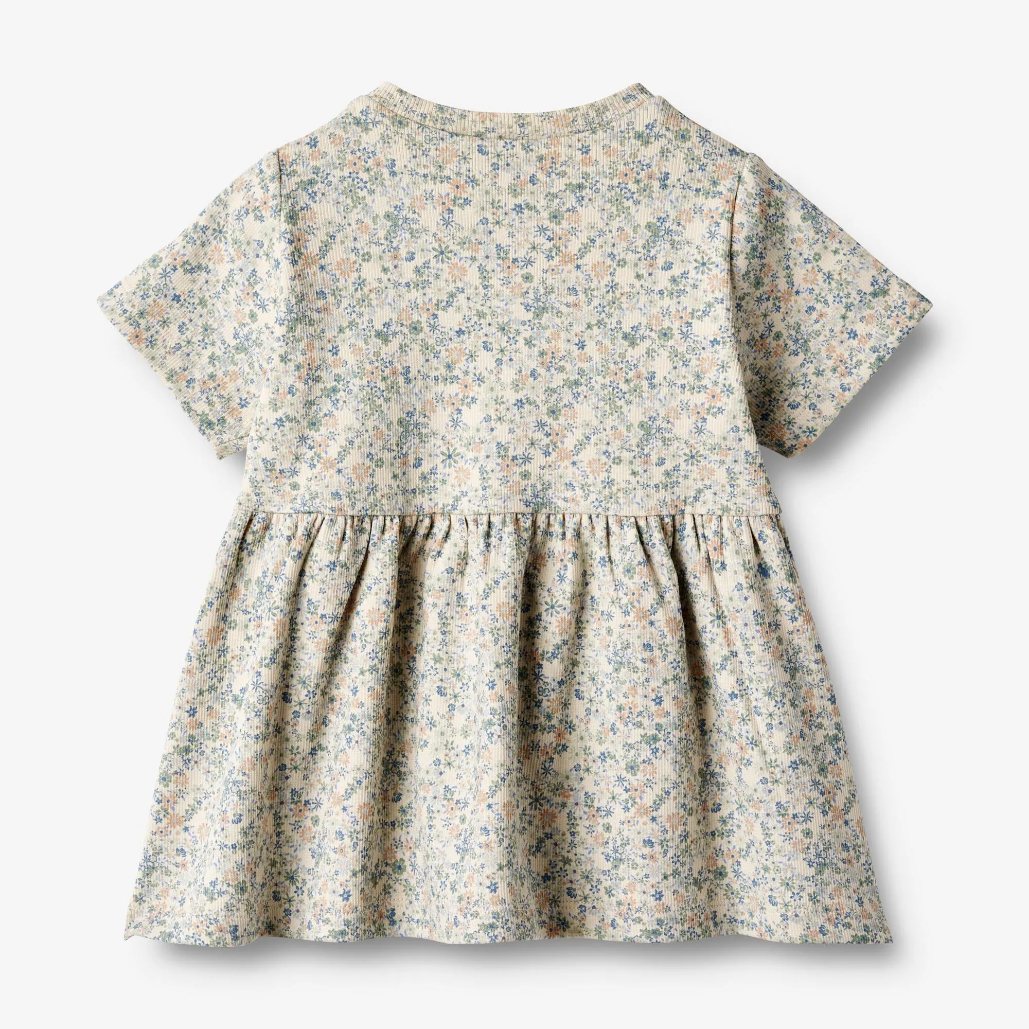 Jersey Dress S/S Anna - sandshell mini flowers