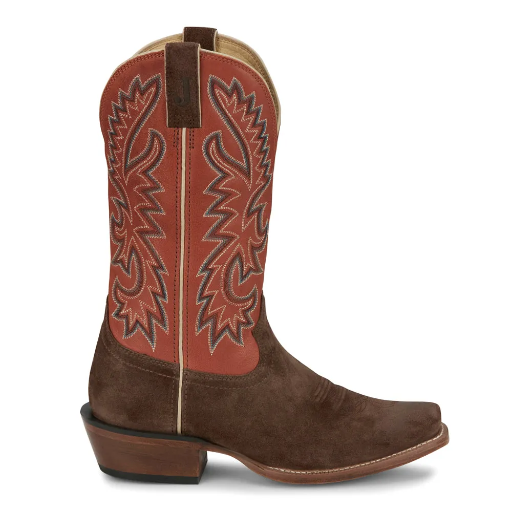 Jimmy Medium Square Toe Embroidered Cowboy Boots