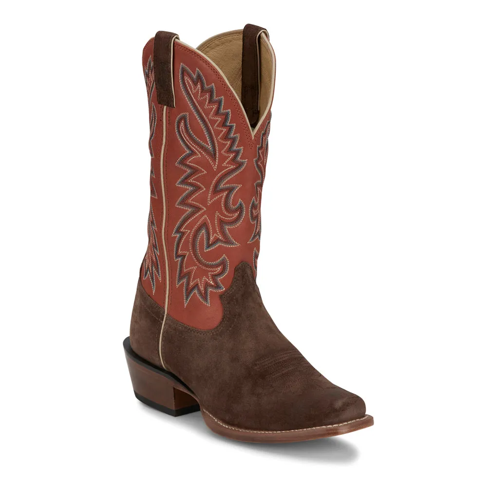 Jimmy Medium Square Toe Embroidered Cowboy Boots