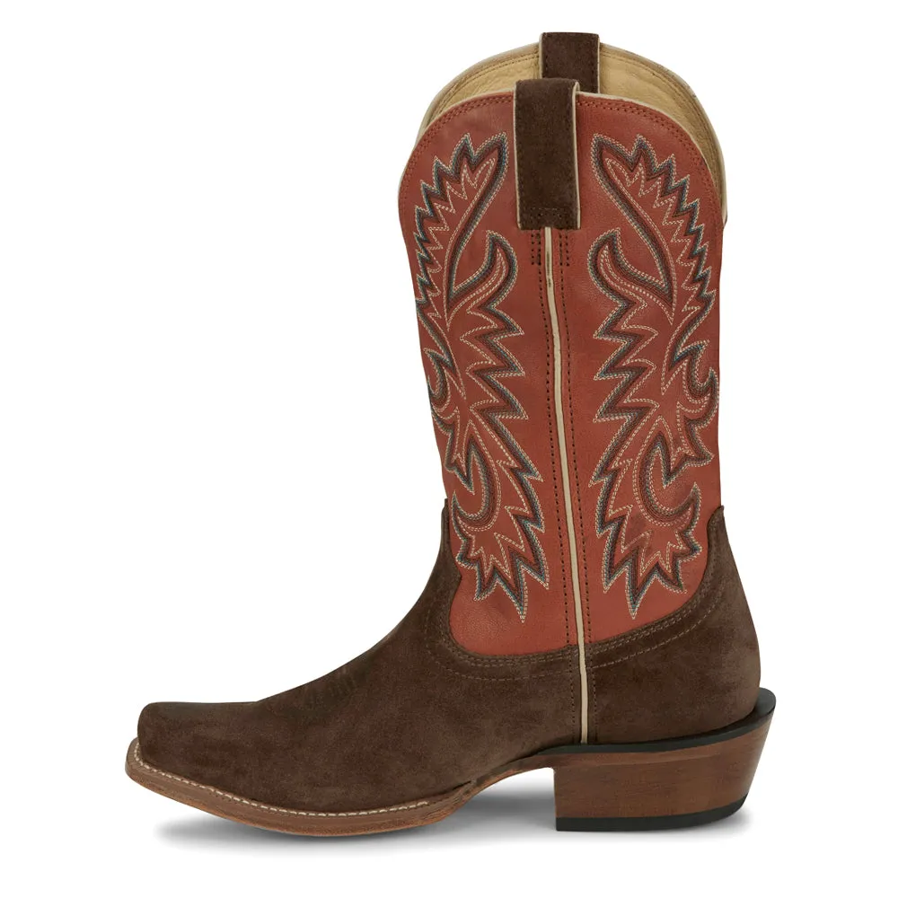 Jimmy Medium Square Toe Embroidered Cowboy Boots