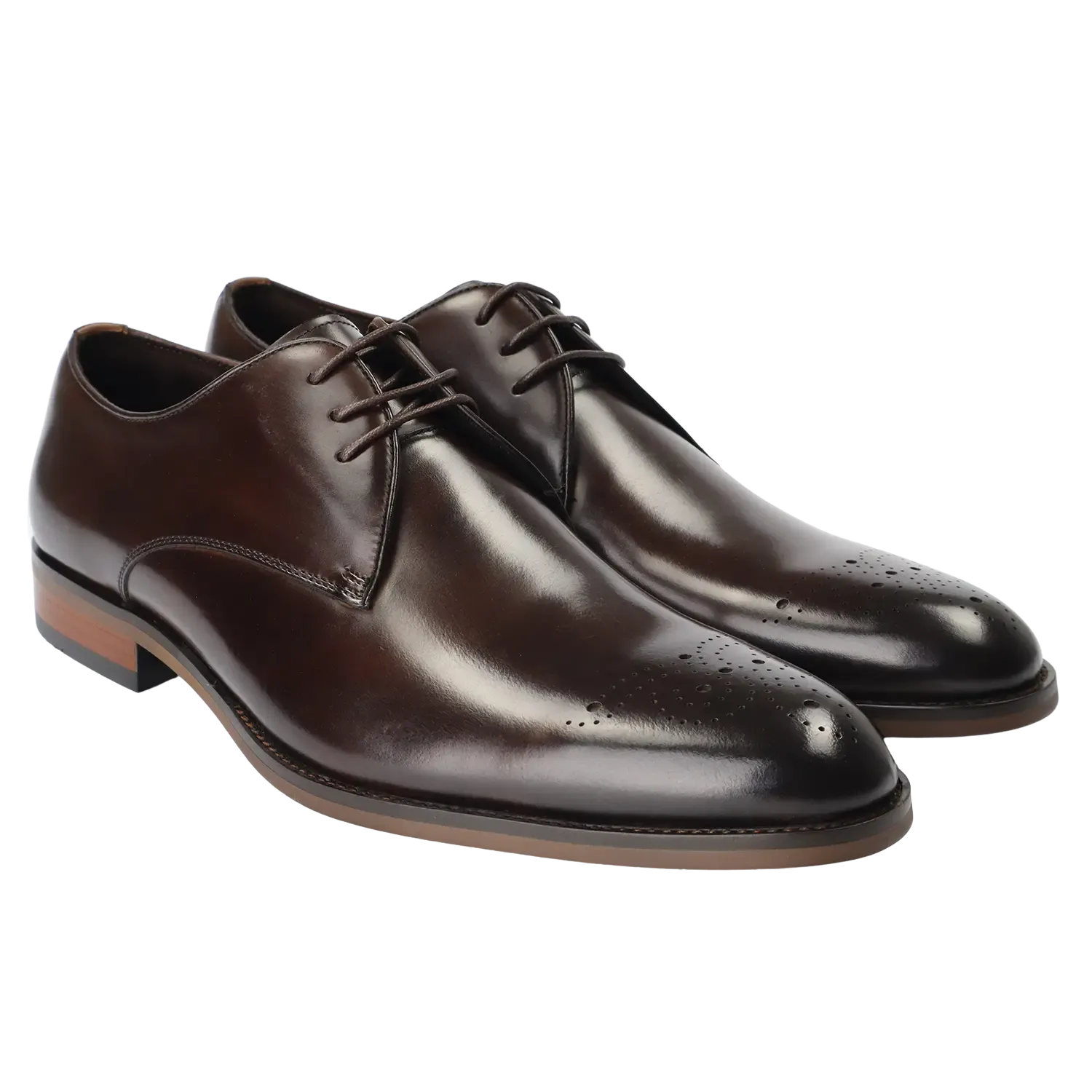 John White Romsey Toe Brogue Derby Shoe