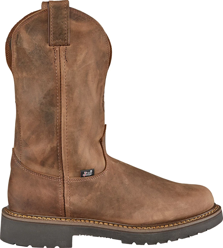 Justin Men's Rugged Bay Gaucho EH Wellington Work Boots