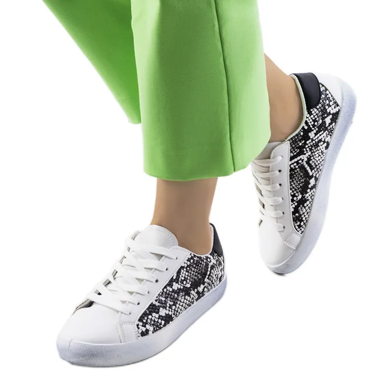 Kameta Snake white sneakers