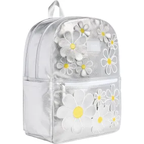 Kane Double Pocket Backpack with 3D Daisies