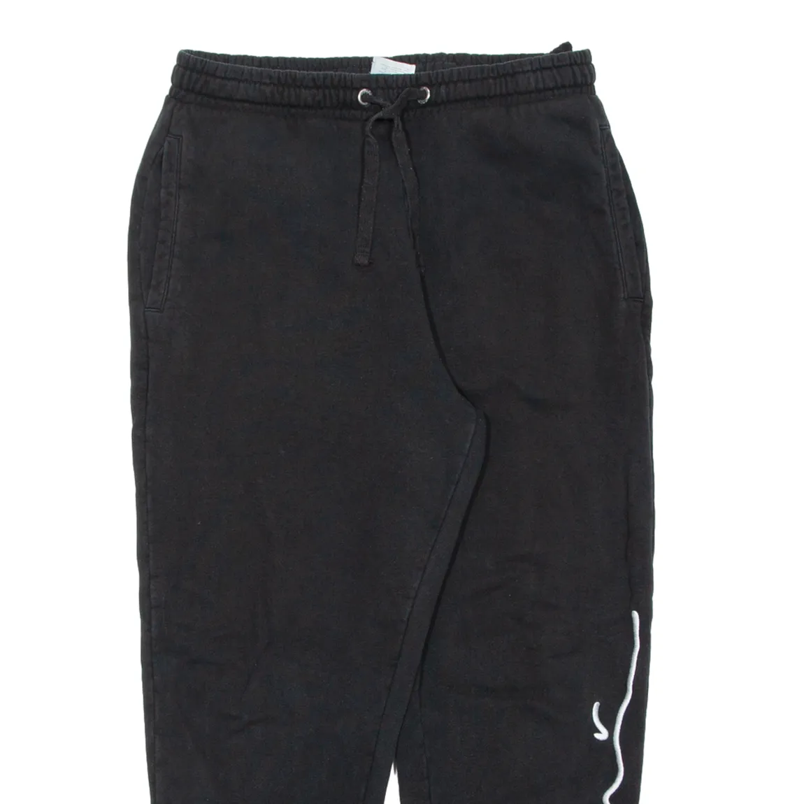 KARL KANI Mens Joggers Black Tapered S W30 L26