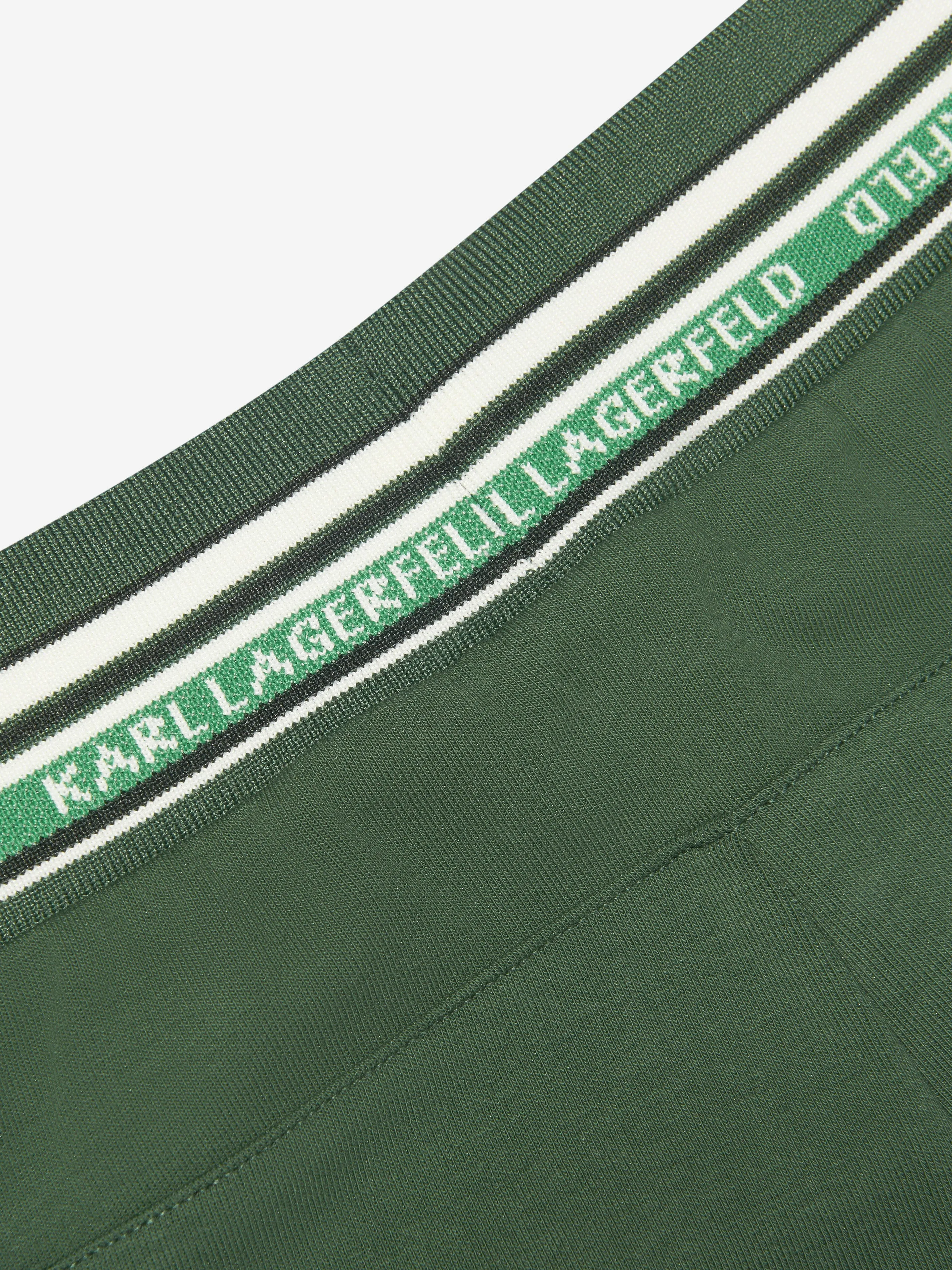 Karl Lagerfeld Boys Logo Joggers in Green