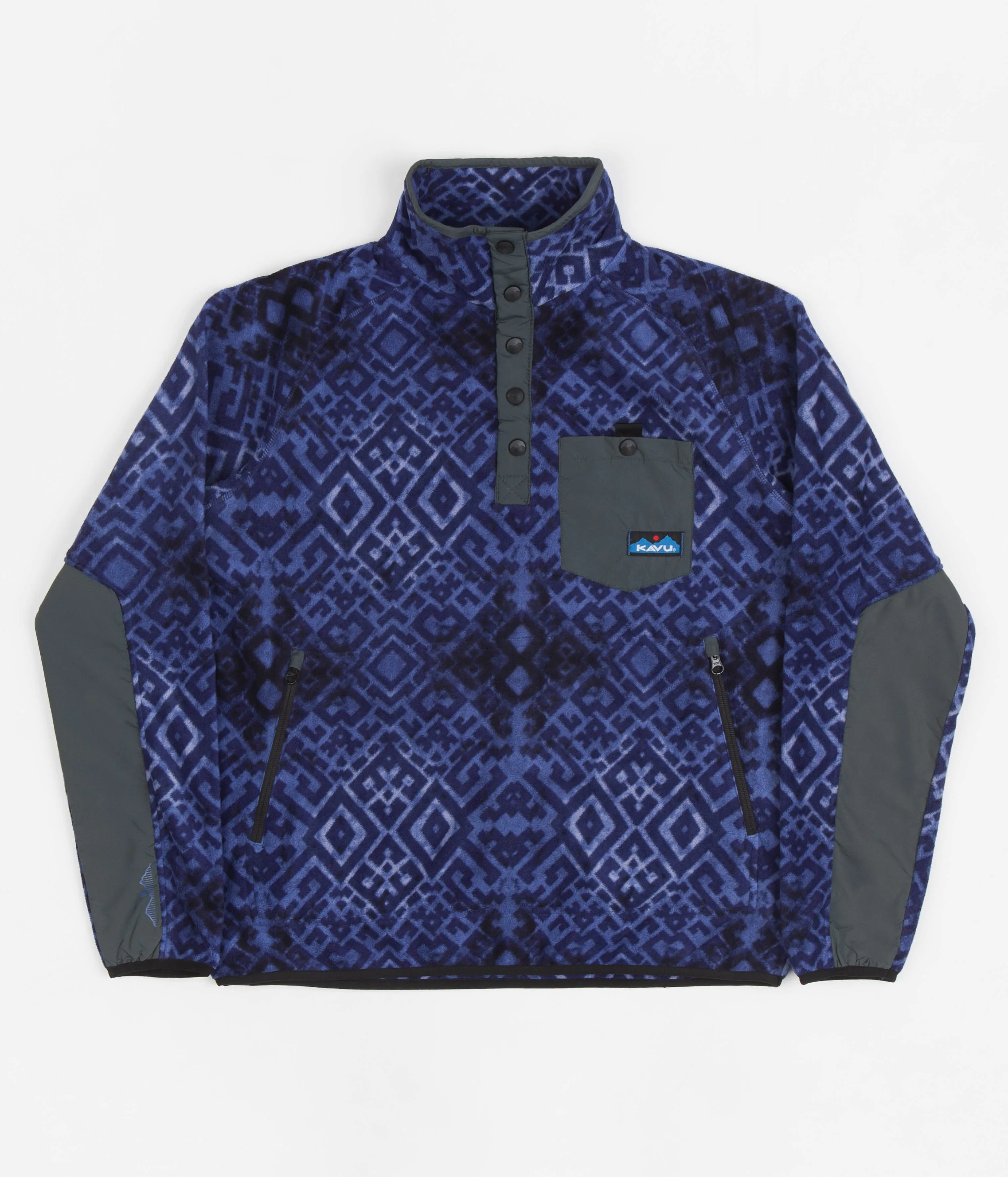 Kavu Teannaway Fleece Sweatshirt - Double Indigo - Shop Now