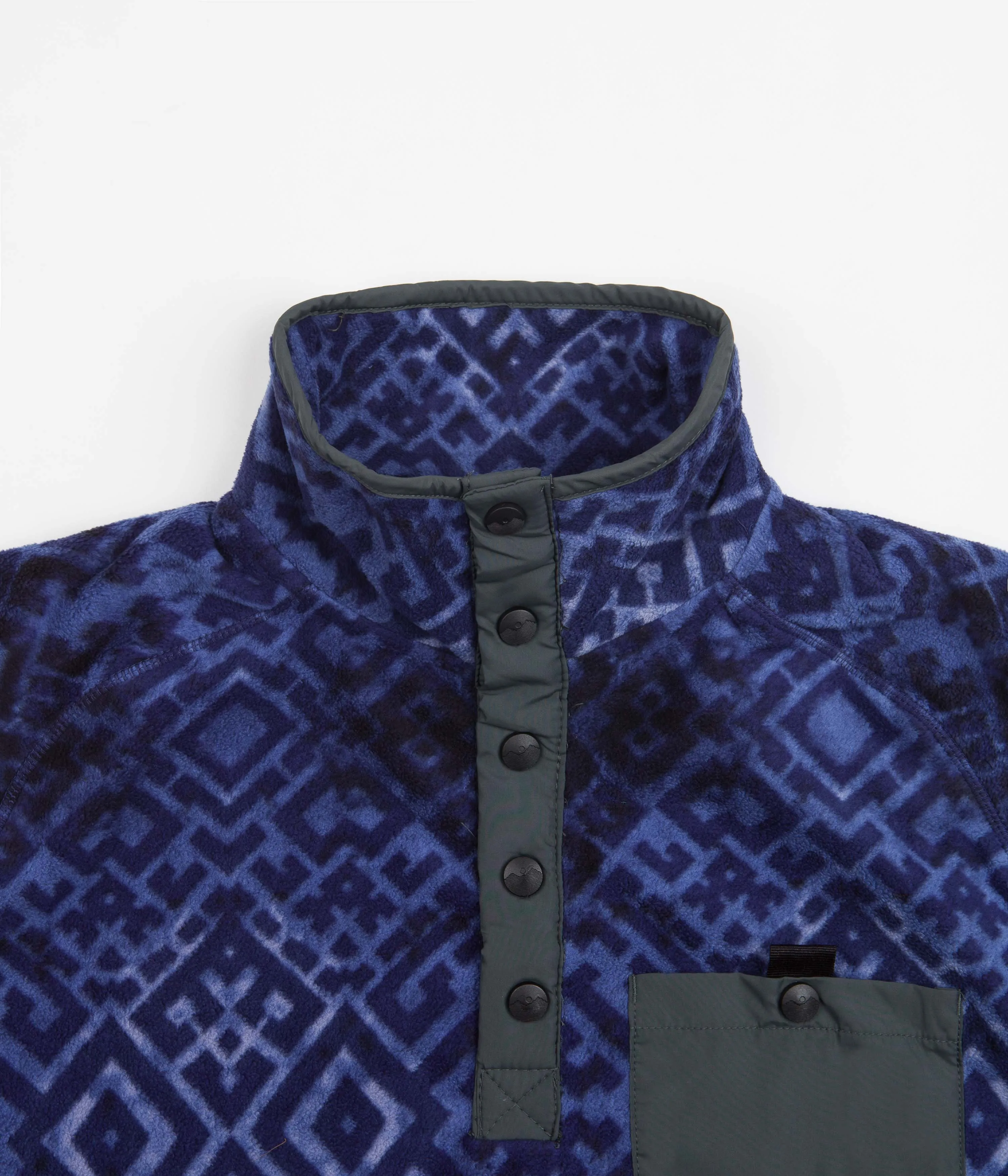 Kavu Teannaway Fleece Sweatshirt - Double Indigo - Shop Now