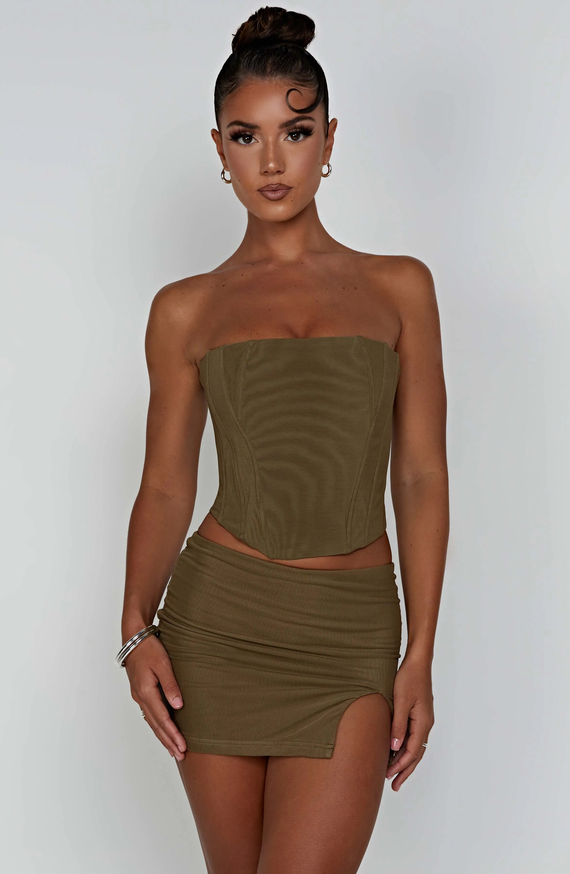 Khaki Cami Corset