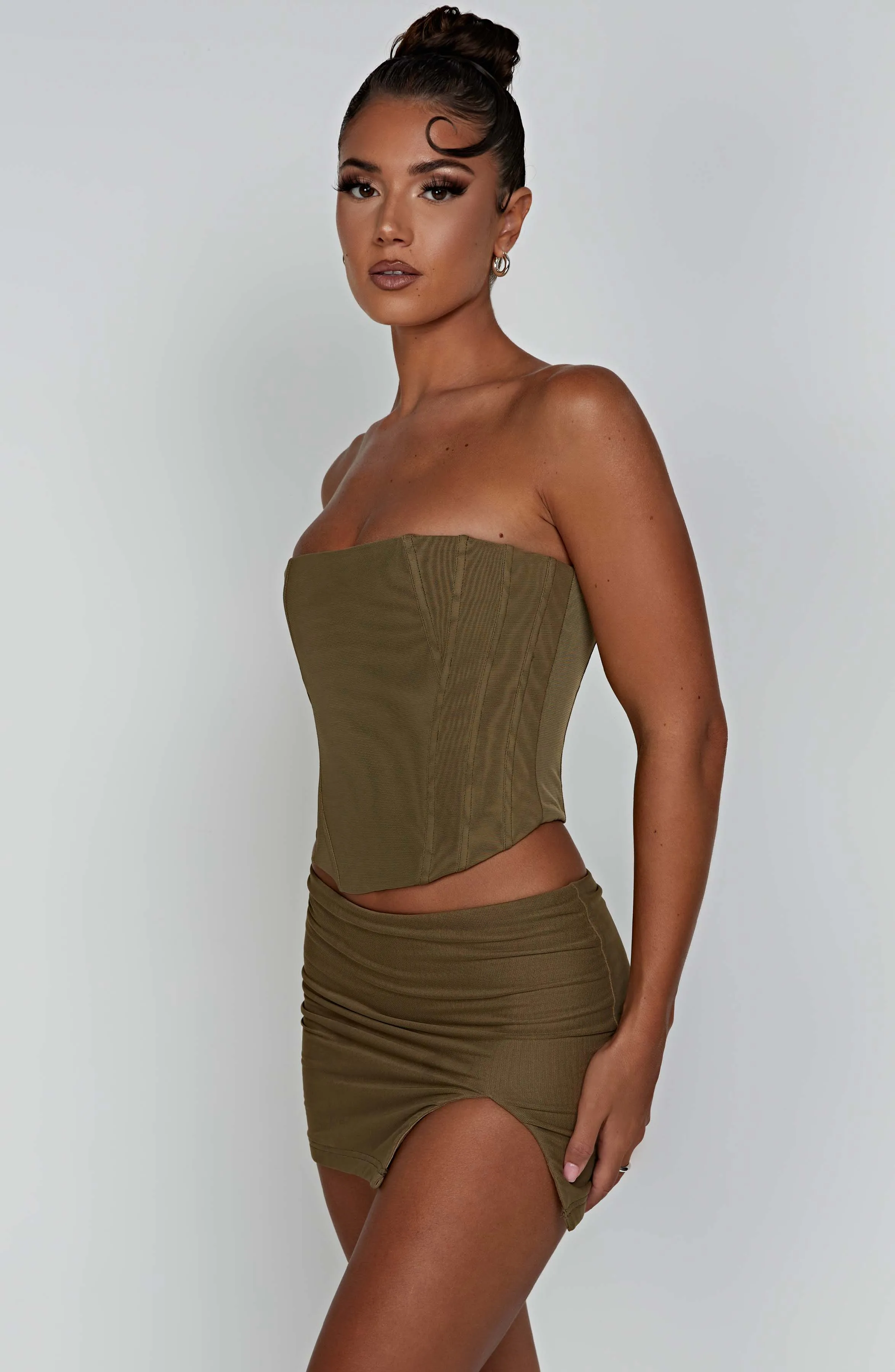 Khaki Cami Corset