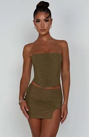 Khaki Cami Corset