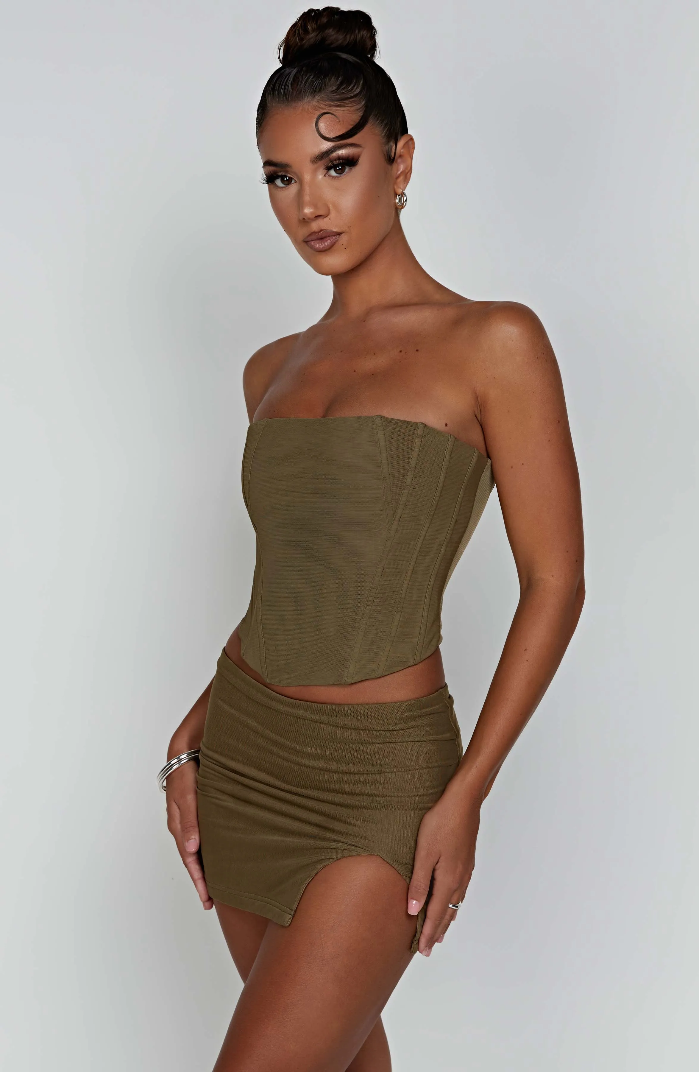 Khaki Cami Corset