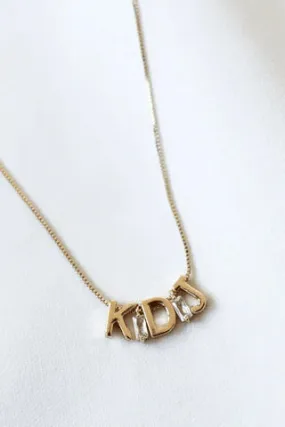 Kinsey Designs Initial Slide Necklace