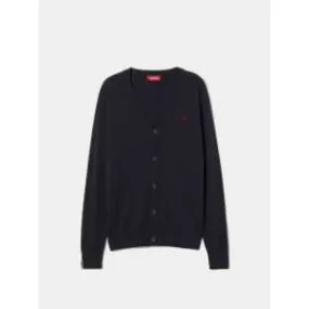 Buttoned Knit Coat - Shop Now