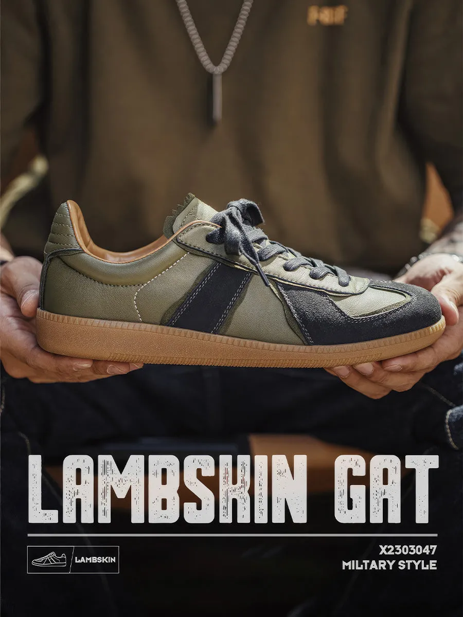 Lambskin German Army Trainer Shoes