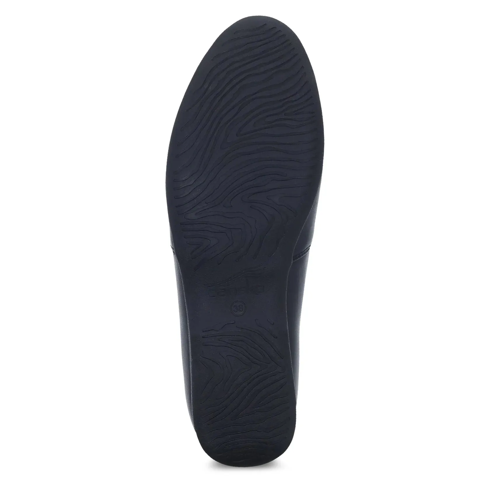 Larisa Black Milled Nappa Flat