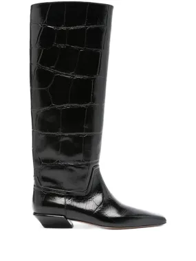 Stylish leather boots