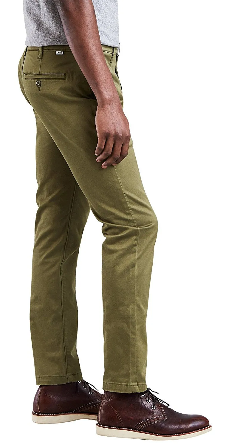 Levi's Men's Slim Chino Pant Stretch Burnt Olive.