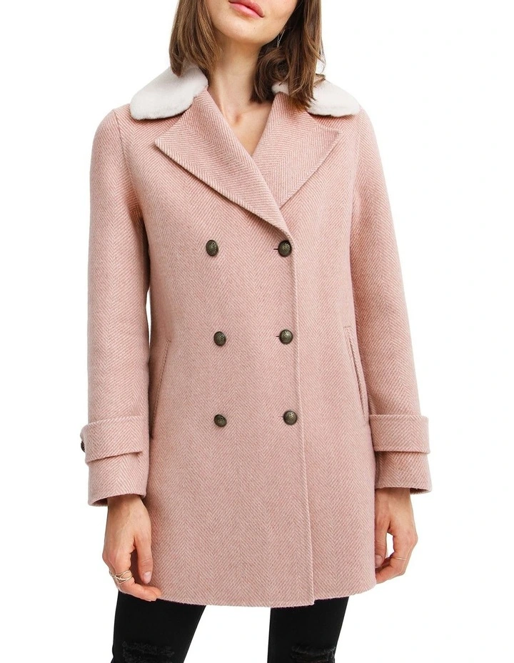 Liberty Sherpa Wool Coat