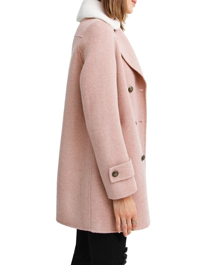 Liberty Sherpa Wool Coat