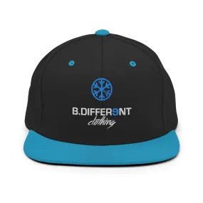 Logo Snapback Hat | Black & Blue