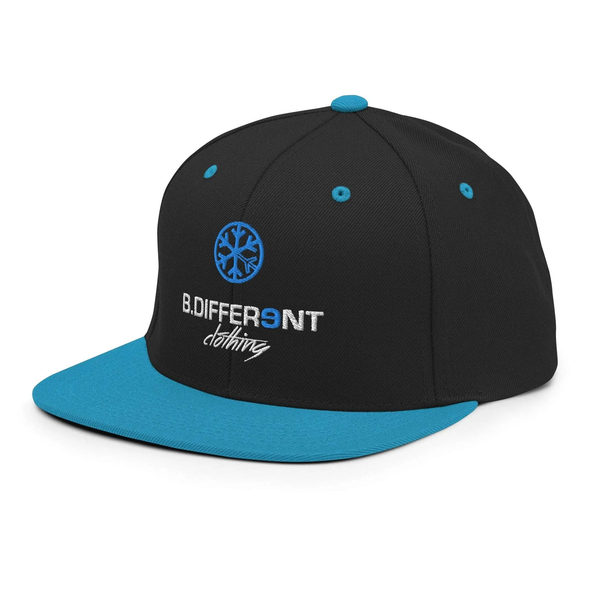 Logo Snapback Hat | Black & Blue