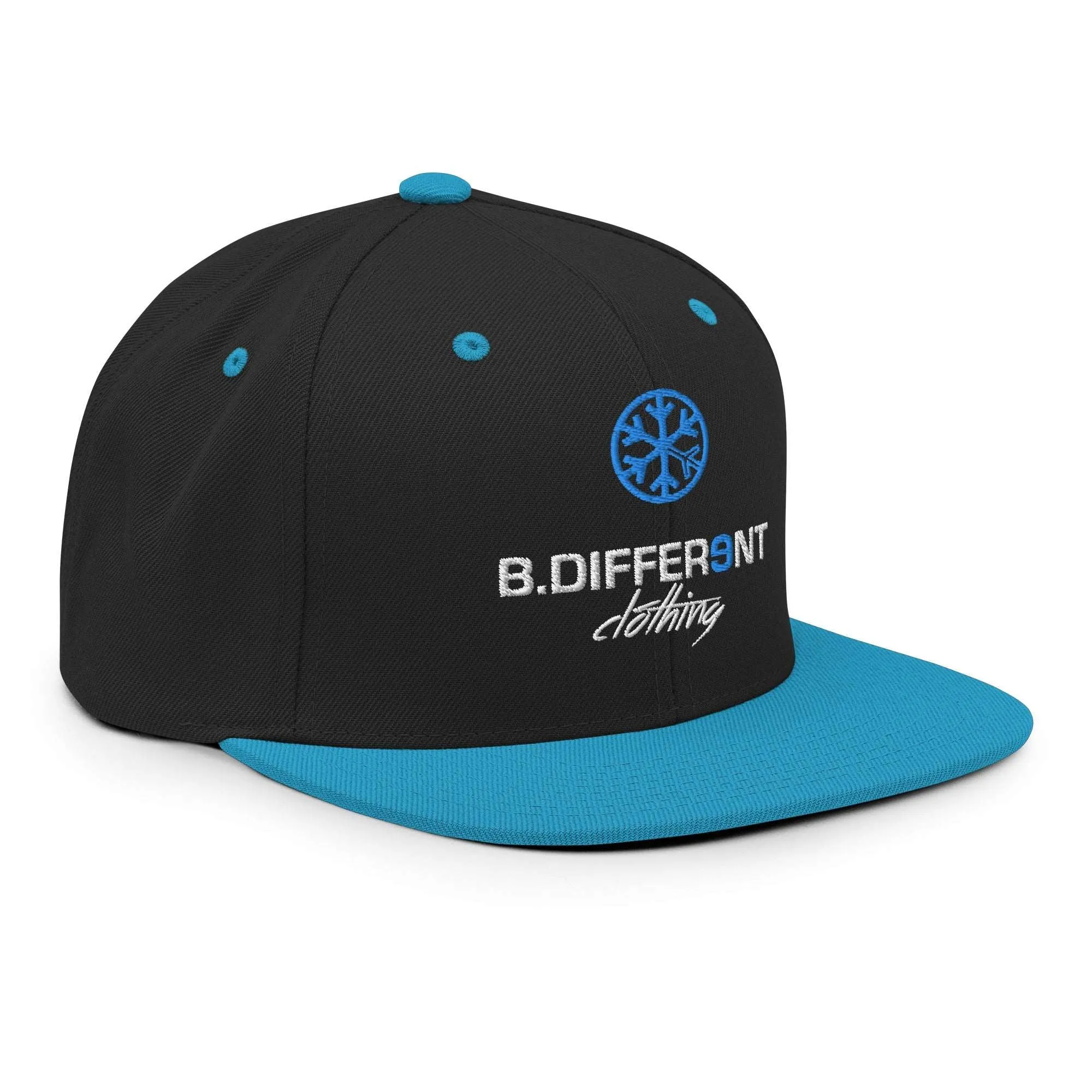 Logo Snapback Hat | Black & Blue