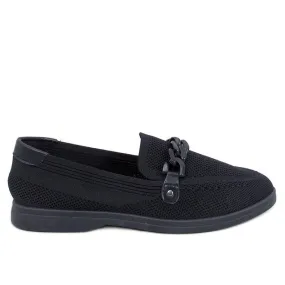 Lucena Black cutout loafers.