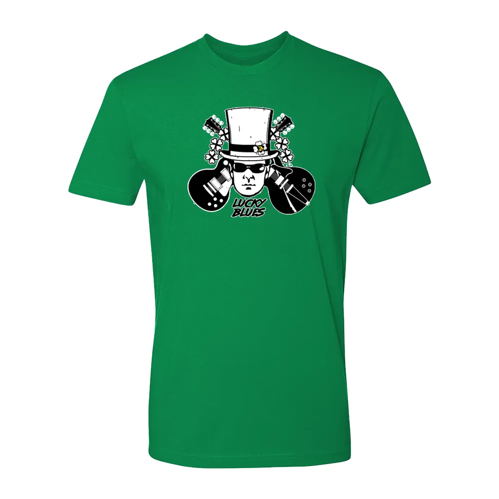 Lucky Blues Top Hat T-Shirt (Unisex)