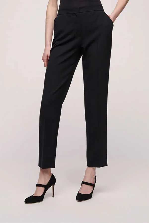 Luisa Spagnoli OMESSO CLASSIC WOOL BLEND TROUSERS