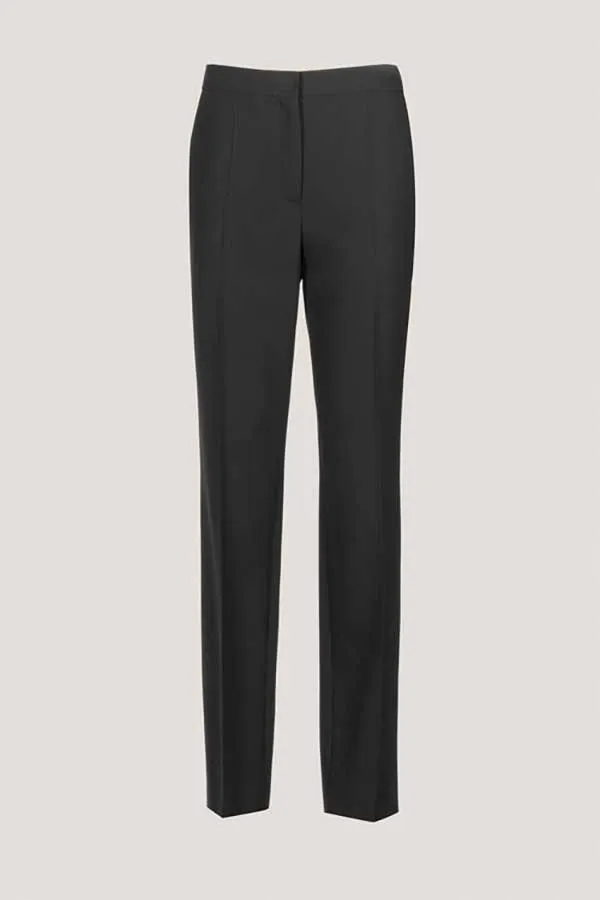 Luisa Spagnoli OMESSO CLASSIC WOOL BLEND TROUSERS