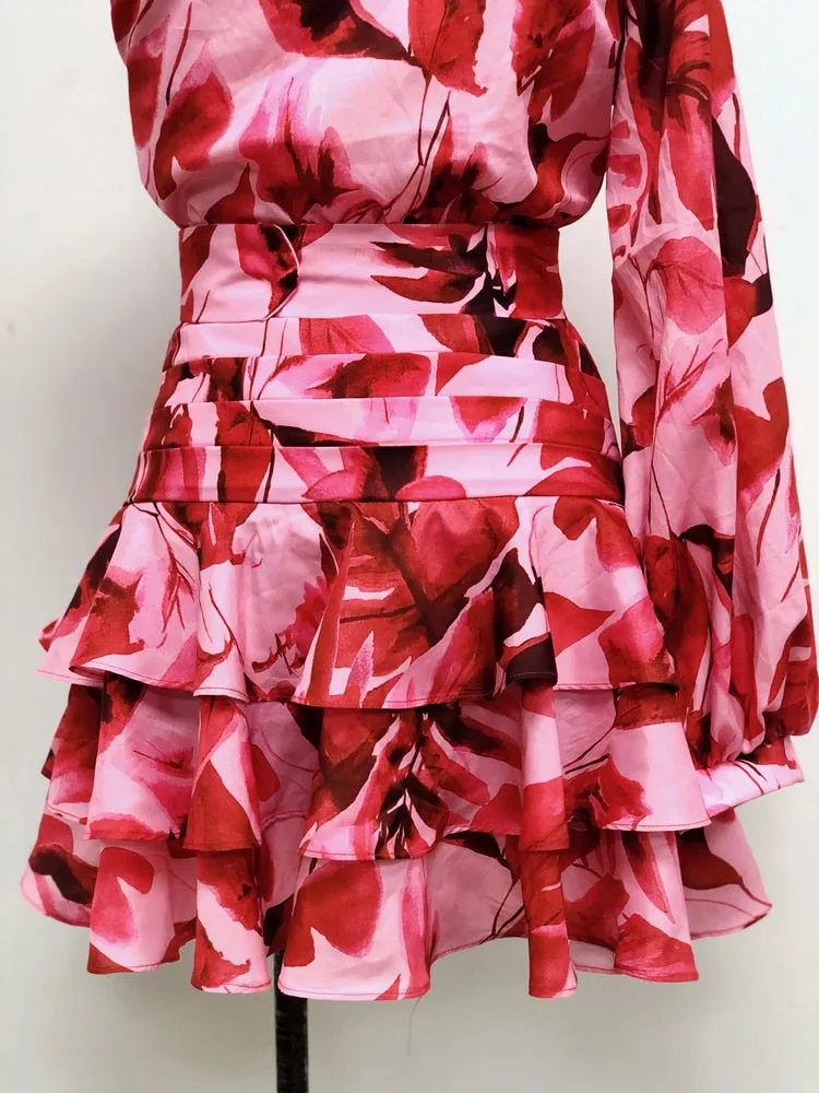 LUNA RUFFLE DRESS