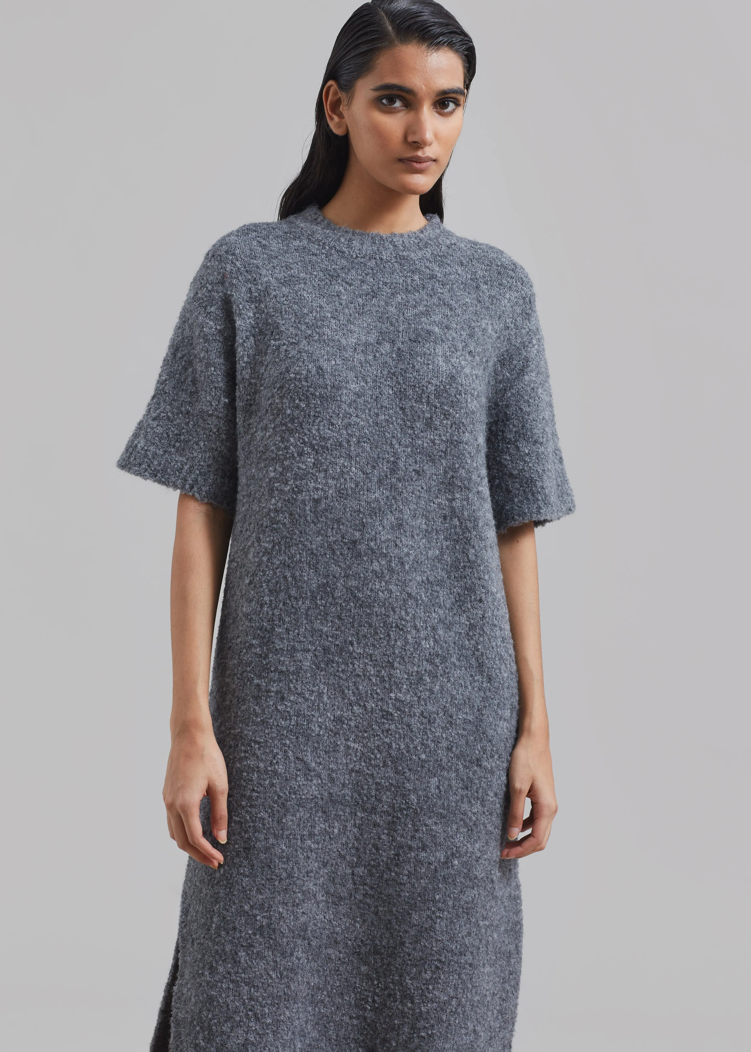 Luz Knit Dress - Grey