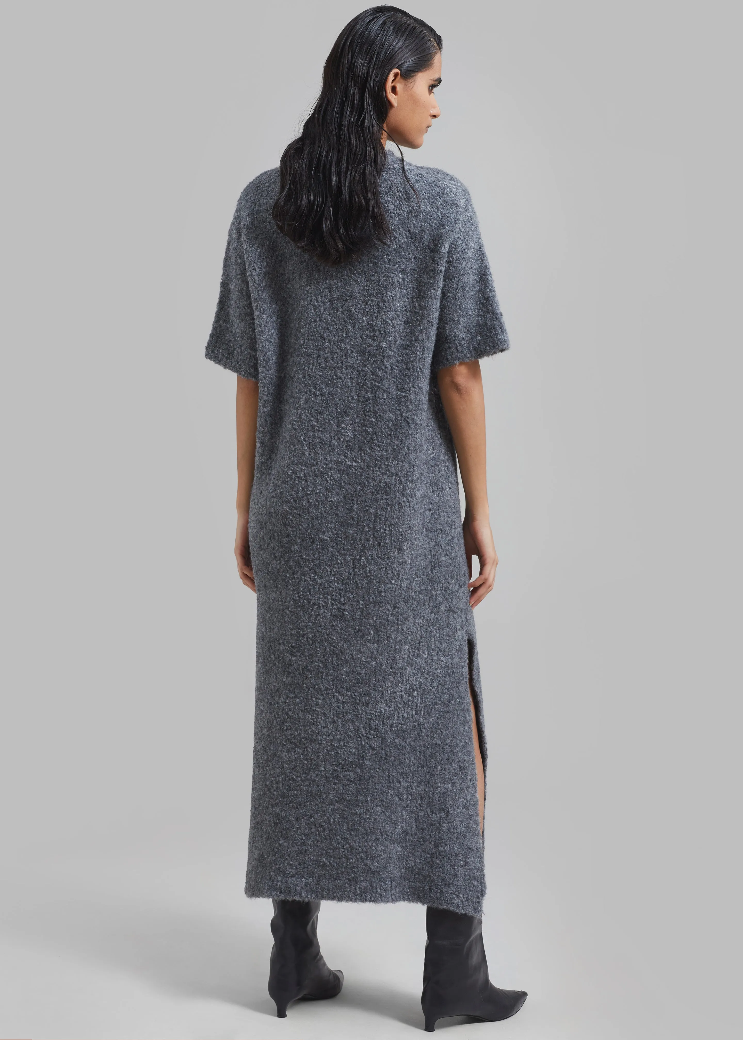 Luz Knit Dress - Grey