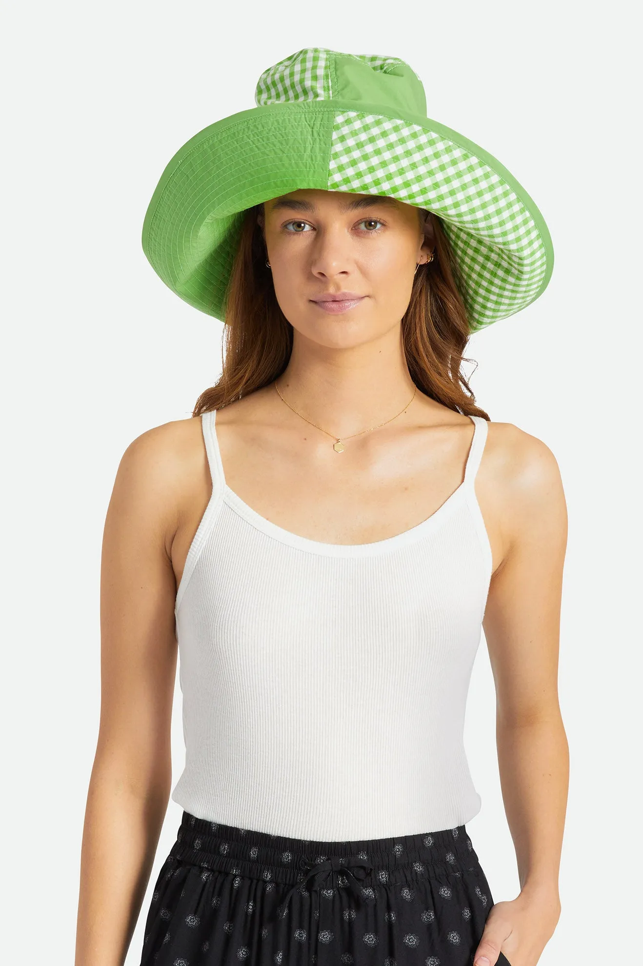 Maddie Packable Bucket Hat - Sun Green