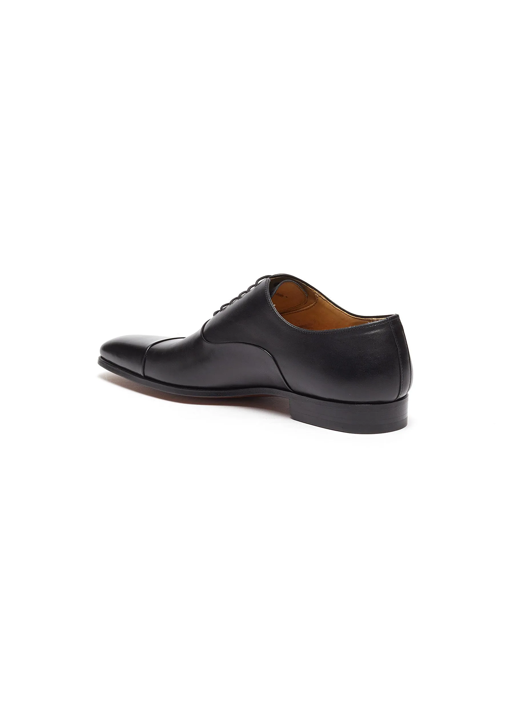 Magnanni Cap Toe 6-Eyelet Leather Oxford Shoes