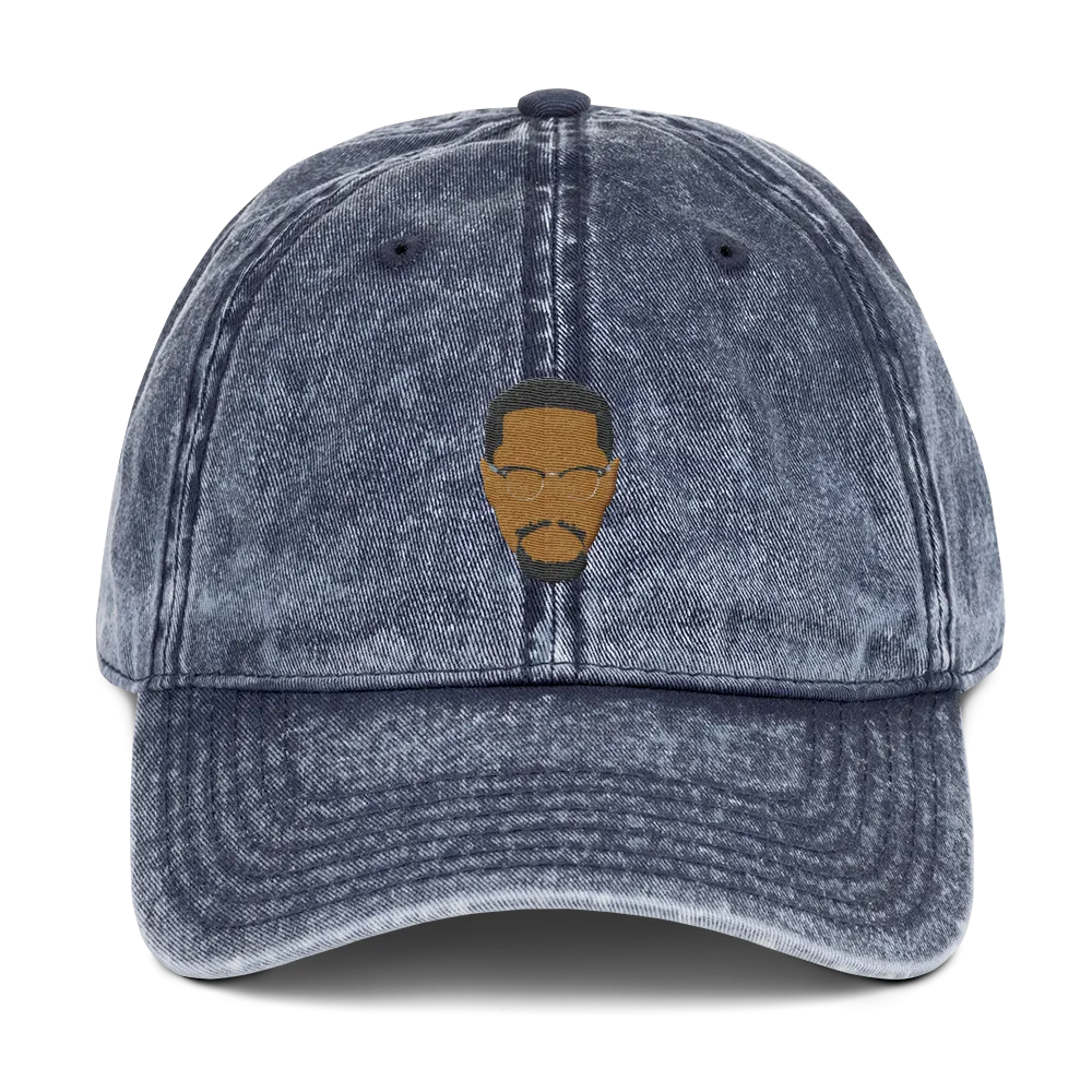 Malcolm X Washed Vintage Dad Hat