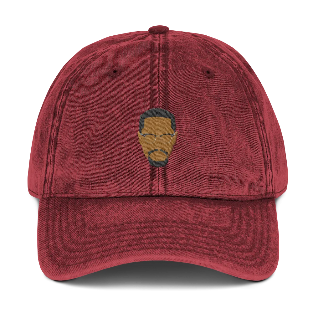 Malcolm X Washed Vintage Dad Hat