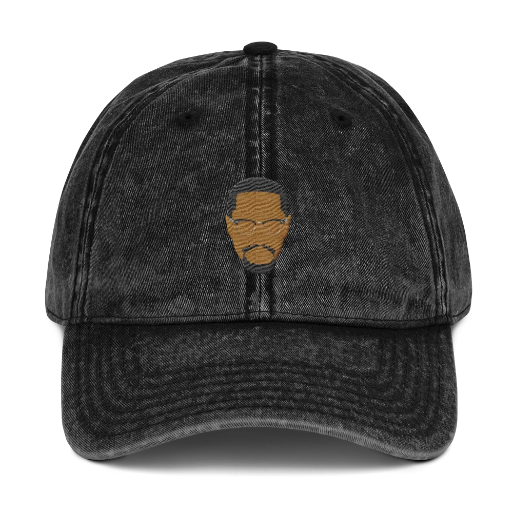 Malcolm X Washed Vintage Dad Hat